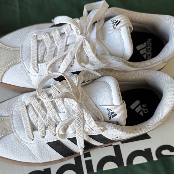 Adidas VL Court 3.0 White Sneakers - Picture 5 of 9